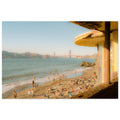 Golden Hour Swim — San Francisco photography print by Leif Windell Galino – golden hour outdoor pool swimming