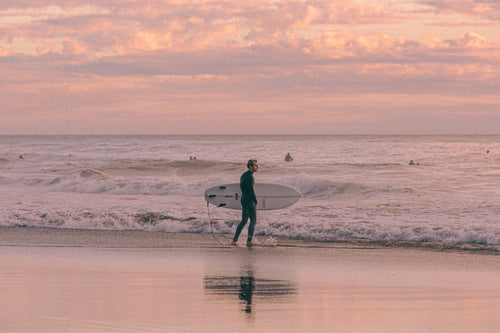 Pink Surf Mirror